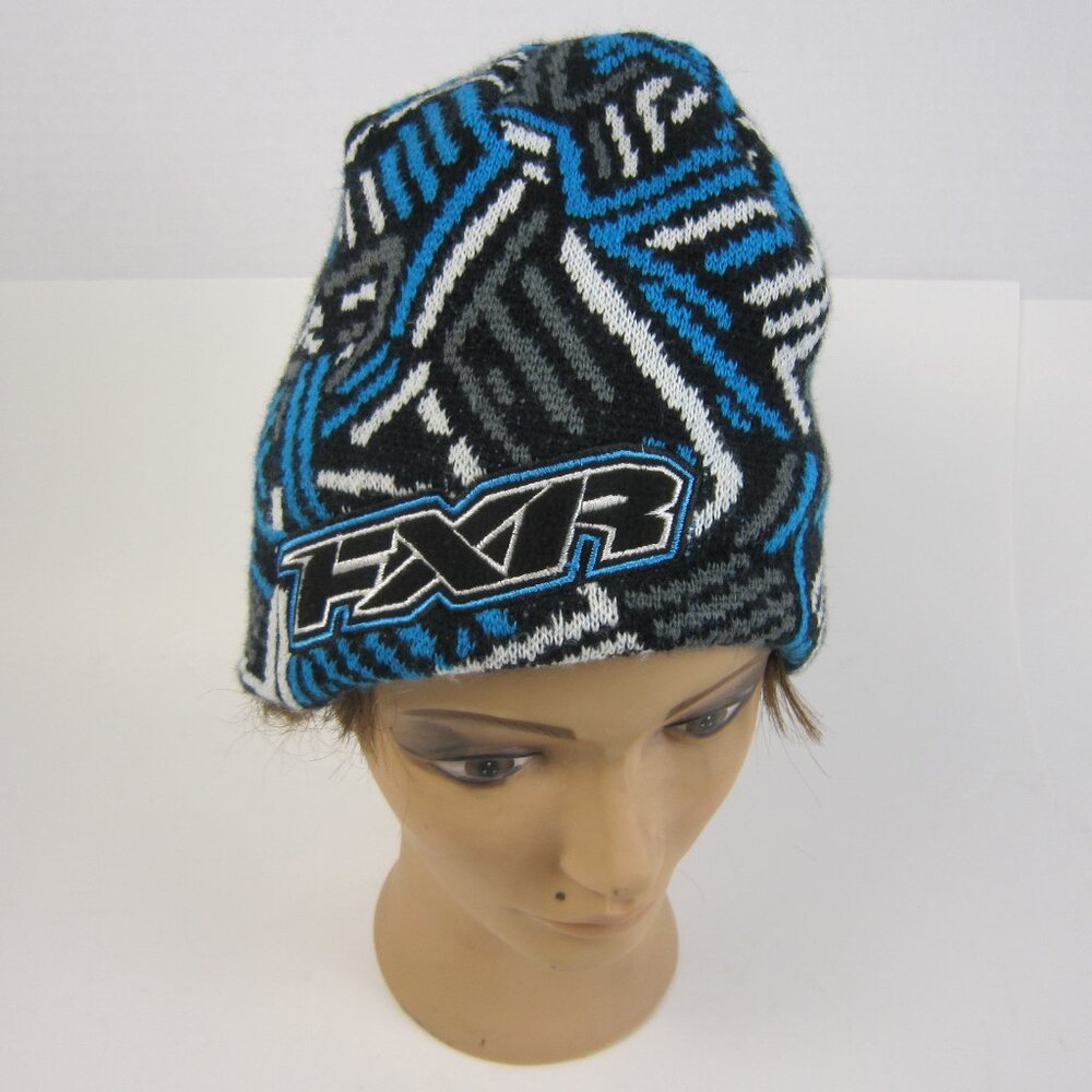 FXR Snowmobile Beanie Youth Toque Winter Hat Acrylic